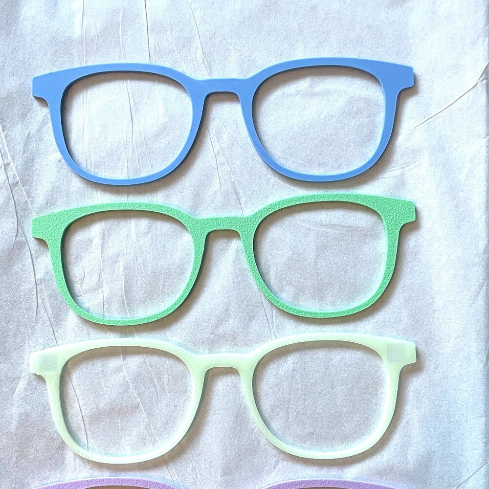 Set of 6 3D Printed Reese Magnetic Pair Eyewear Toppers-New! - Picture 3 of 5